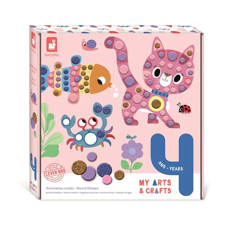 Coffret Créatif Gommettes Rondes